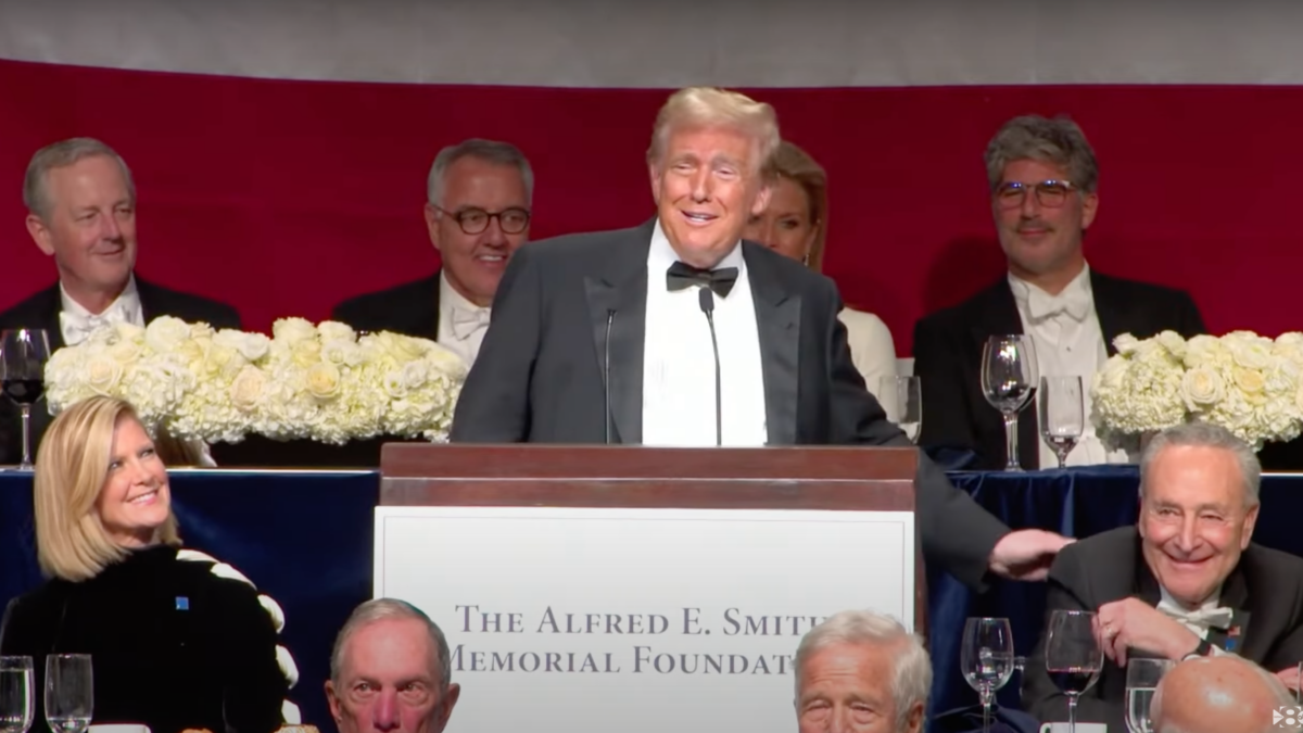 Trump Has Audience Rolling With Laughter At Charity Dinner Kamala Refused To Attend